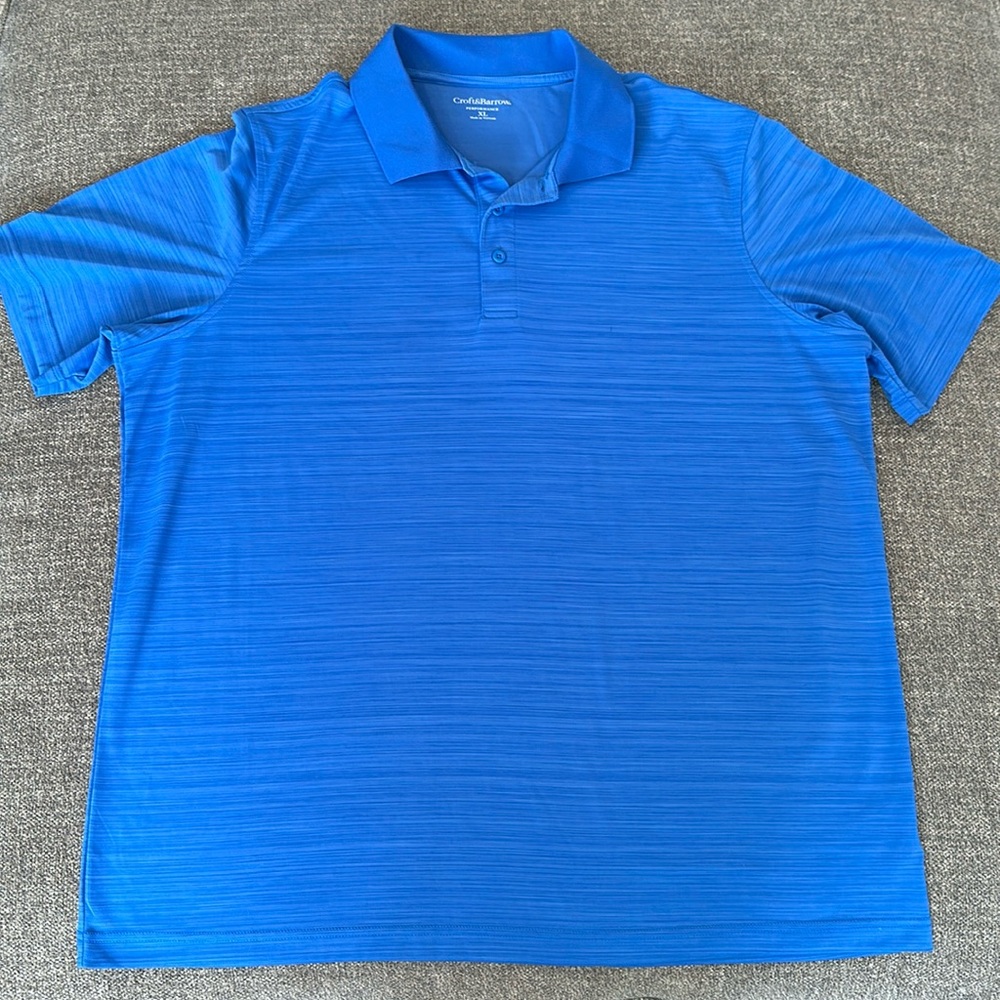 Men’s Croft & Barrow short sleeve golf polo. Size XL